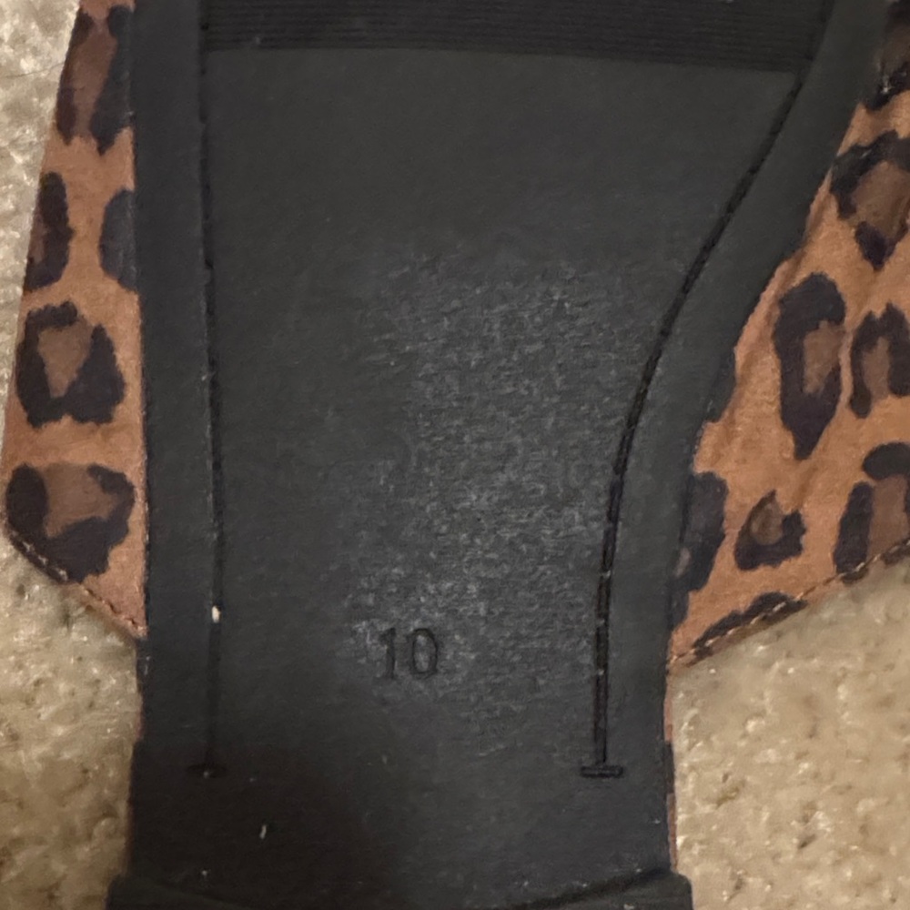 Leopard Print Women's Mules - Picture 5 of 7